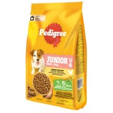 Hrana uscata caini, Pedigree, sac 7 kg, talie mica, junior, carne de pasare si legume