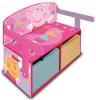 Mobilier 2 in 1 pentru depozitare jucarii Peppa Pig