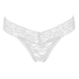 Lenjerie Intimă Damă, String, Dantelă, Culoare Albă, Mărime Universală, Oem