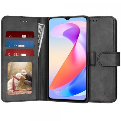 Husa pentru Honor X6a, Techsuit, Diary Book, Neagra foto