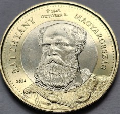 200 Forint 2024 Ungaria, Batthyany Lajos, unc, km#1080 foto