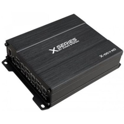Amplificator Audio System X-100.4 MD, 4 x 150 watts, in 2 sau 4 ohm, dimensiune micro, clasa D CarStore Technology foto