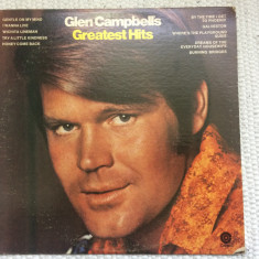 glen campbell greatest hits 1969 disc vinyl lp muzica soft pop rock USA SUA VG+