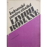 INDRUMARI PENTRU STUDIUL LIMBII ROMANE. VOCABULAR SI GRAMATICA-N. MIHAESCU-120673