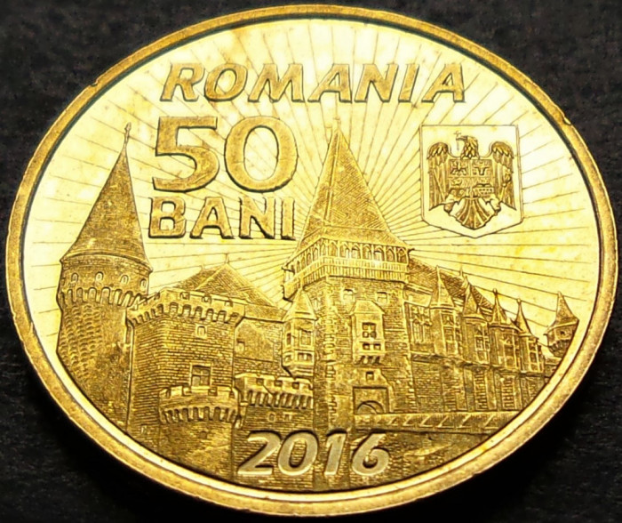 Moneda 50 BANI - ROMANIA, anul 2016 * cod 277