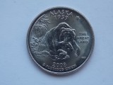 Quarter Dollar Alaska 2008, Moneda SUA, Colectie Numismatica