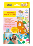 Set creativ 2 in 1 - Pictura si Origami - Animale prietenoase, Avenir