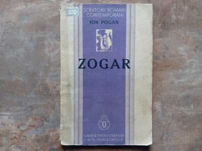 ION POGAN - ZOGAR 1936 foto
