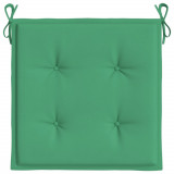 Perne scaune gradina 6 buc. verde 40x40x3 cm tesatura Oxford GartenMobel Dekor, vidaXL