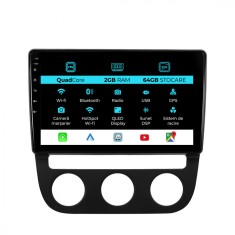 Navigatie Android Dedicata Volkswagen Golf5 Jetta (2004-2009), 10Inch, 2Gb Ram, 64Gb Stocare, Carplay