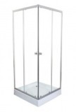 Set Cabina De Dus Patrata Cu Cadita Joasa Sanotechnik Tm59