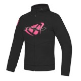 Cumpara ieftin Geaca (hanorac tip hoodie) motociclete femei Urban Ixon vara model Touchdown LS culoare: negru/roz, M