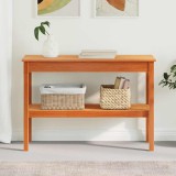 vidaXL Masă de consolă Maro ceară 110 x 40 x 75 cm Lemn masiv de pin 867148