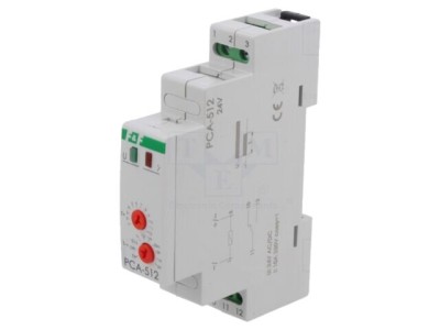 Timer F&amp;amp;F PCA-512-24V 0,1s-24zile SPDT 10A 24VAC/DC pentru şină DIN IP20 foto