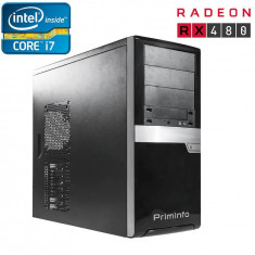 PC gaming second hand Priminfo,Core i7-3770, ATI Radeon RX480 8GB foto