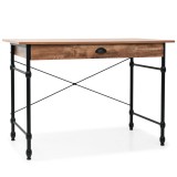 Cumpara ieftin Masă de scris cu sertar, 110x55x75 cm, culoarea stejarului