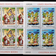 ROMANIA Europa 2010 - Carti pentru copii - Minicoli de 6 timbre MNH - LP 1862 d