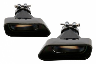 Tobe Ornamente sistemul de evacuare BMW seria 5 F10 F11 F18 V8 LCI Design Editie Negru Performance AutoTuning foto