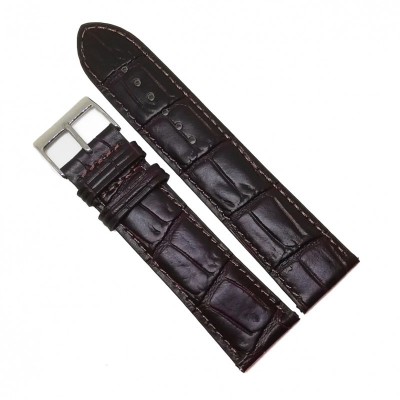 Curea pentru ceas HCraft - Piele Naturala Maro-Inchis - 22mm - WZ3764 foto