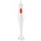 Blender vertical, de mana, putere 300W, multifunctional, din ABS si metal, dimensiuni 35 x 6.5 cm, alb
