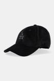 New Era șapcă de baseball velur culoarea negru, cu imprimeu, 60595351