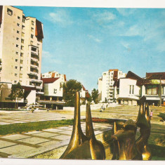 Carte Postala veche - Targu Mures, Piata teatrului national , Circulata