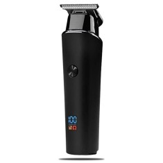 Masina de tuns profesionala, cu lama din aliaj de titan, alimentare USB, negru