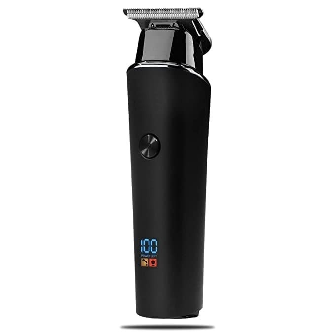 Masina de tuns profesionala, cu lama din aliaj de titan, alimentare USB, negru