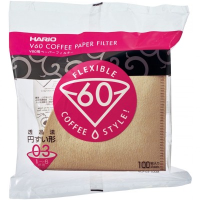 Filtre hartie Hario Misarashi V60-03 100 bucati foto