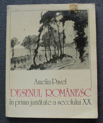 Amelia Pavel - Desenul rom&amp;acirc;nesc &amp;icirc;n prima jumătate a secolului XX foto