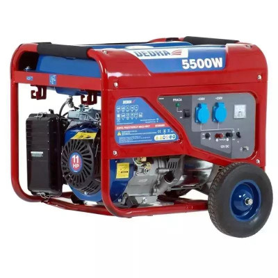 Generator de curent pe benzina 5,5kw dedra degb6500k foto