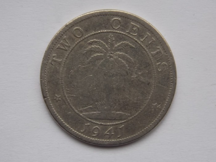 TWO CENTS 1941 LIBERIA