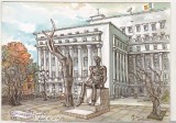 Bnk cp Bucuresti - Piata Revolutiei - necirculata, Printata