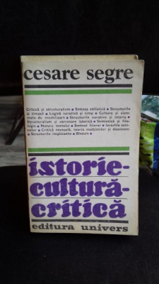 ISTORIE - CULTURA - CRITICA - CESARE SEGRE foto