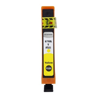 Cartus compatibil pentru Canon CLI-571XL Yellow 11 ml, ProCart, capacitate mare foto