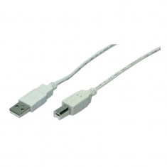 CABLU USB LOGILINK pt. imprimanta USB 2.0 (T) la USB 2.0 Type-B (T) 2m gri CU0007