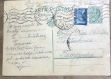 CP04 Carte Postala 1937 Timisoara Sanatoriul Storojinet Bucovina Timbru Fondul Aviatiei Carol II Politehnica Istorie Postala