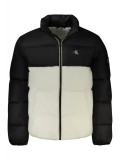 Cumpara ieftin Geaca bomber barbati, cu 2 buzunare exterioare, cu gluga, logo, alb, XS