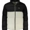 Geaca bomber barbati, cu 2 buzunare exterioare, cu gluga, logo, alb, XS