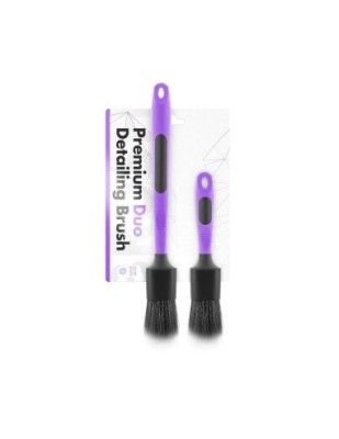 Pensulă detailing Chemicalworkz Ultra Soft Duo Brush Set 2 buc 20+24mm Violet foto