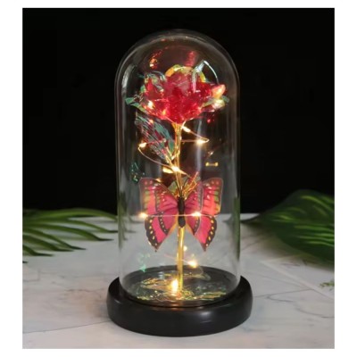 Lampa portabila LED RDC172, Trandafir, Fluture foto