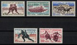 SENEGAL 1961 - Cultura traditionala, sport, nave, cai / serie completa MNH, Nestampilat