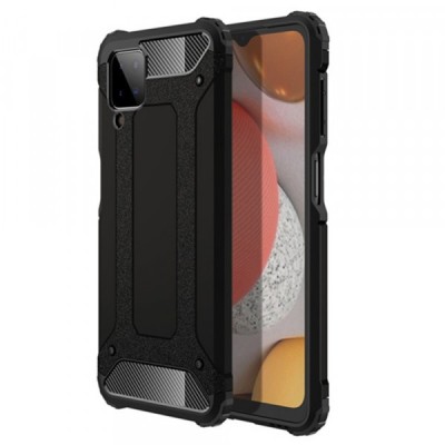 Husa pentru Samsung Galaxy A12 Nacho A127 / A12 A125, Techsuit, Hybrid Armor, Neagra foto