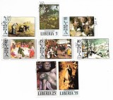 Liberia - Picturi, 1969 - serie obliterata