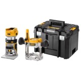 Cumpara ieftin Masina de frezat DeWalt DCW604NT-XJ, compatibila 18V XR, brushless, 8mm, valiza TSTAK, fara incarcator si acumulator