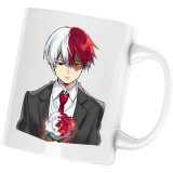Cana alba personalizata&quot;Anime Superhero Todoroki Hero Academia&quot;, INOVATIX&reg;. 330 ml, Oem
