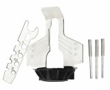 Cumpara ieftin Set ascutitor pentru lant drujba, 3 role, compatibil cu polizor electric, otel, argintiu