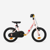 Bicicletă fără pedale 2 &icirc;n 1 Discover 500 14 inch Roz Copii 3-5 ani