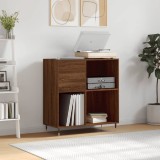 vidaXL Dulap pentru discuri stejar maro 84,5x38x89 cm lemn compozit