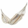 Hamac Panza Rustic Bej cu Franjuri, 209x130 cm, OPP, Bumbac, 120kg
